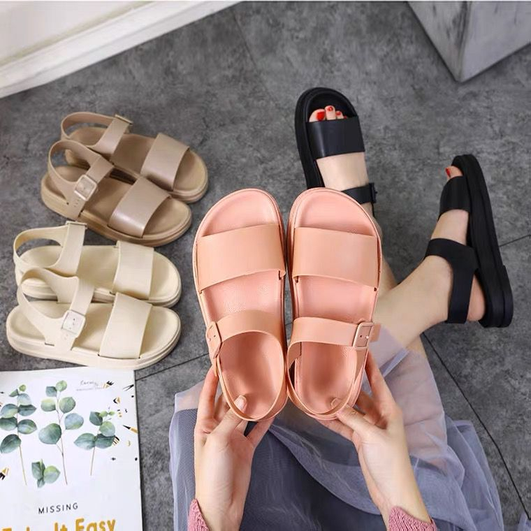 Sandal Tali Jelly Karet FEY Import 009 - 2A / Sandal Wanita Tali Gunung Import