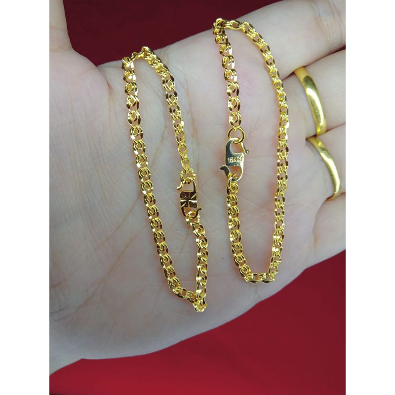 gelang rangkap bayi dan anak lapis emas 24k