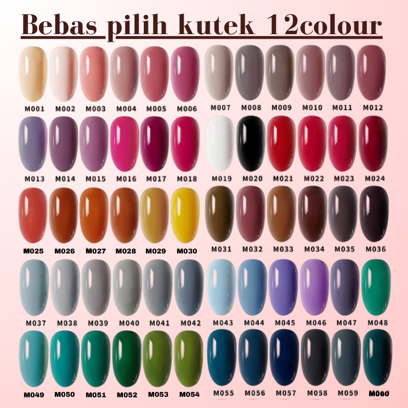 MSY Paket Home Salon Bebas Pilih Warna 12pcs Manicure Kit Dengan 54W UV Led Nail Lamp Starter Kit 36IN1/All-In-One Tools Kit Nail Building Finger Extension Soak Off UV Gel Polish Art 13Pcs Set