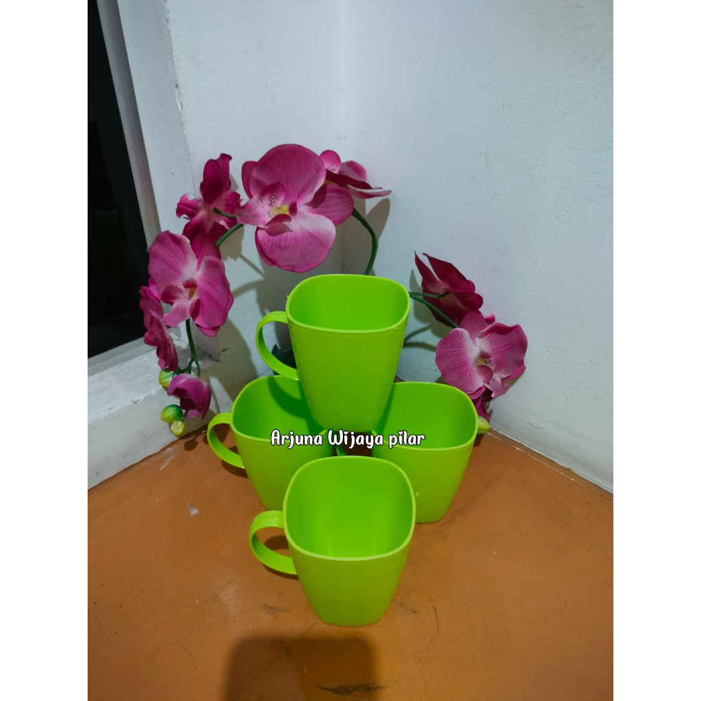 gelas / cangkir coffee latte 1802 sunrise 4pcs termurah