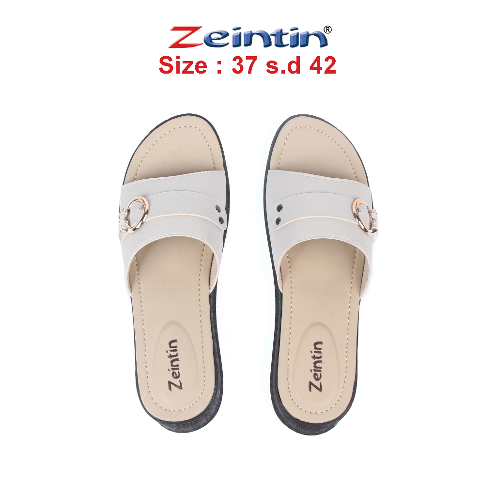 Zeintin - Sandal Wanita | Sandal  Slip On Jepit | Sandal Wanita Wedges Model Baru Original Zeintin HP