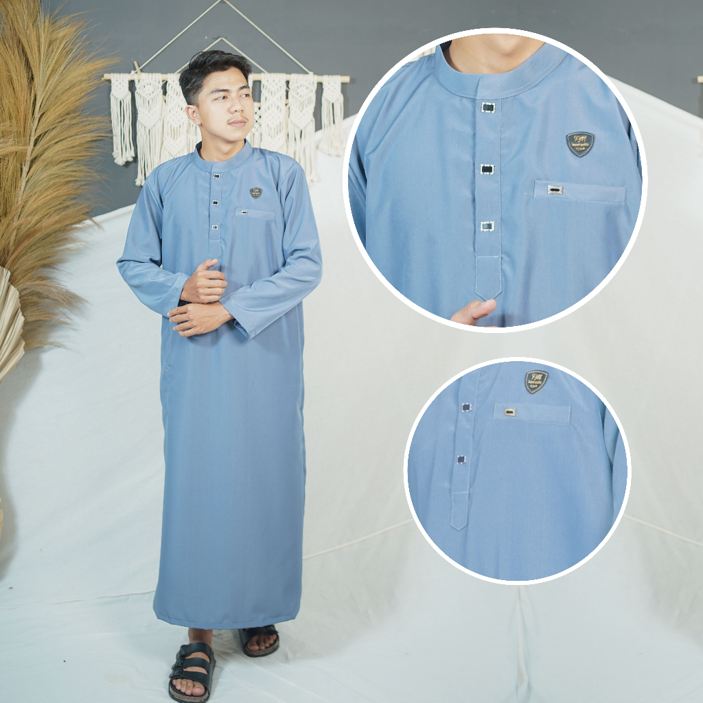 JUBAH ABU HASAN LAKI LAKI/GAMIS PRIA/BAJU KOKO/BAJU MUSLIM BY FAMILY MUSLIM