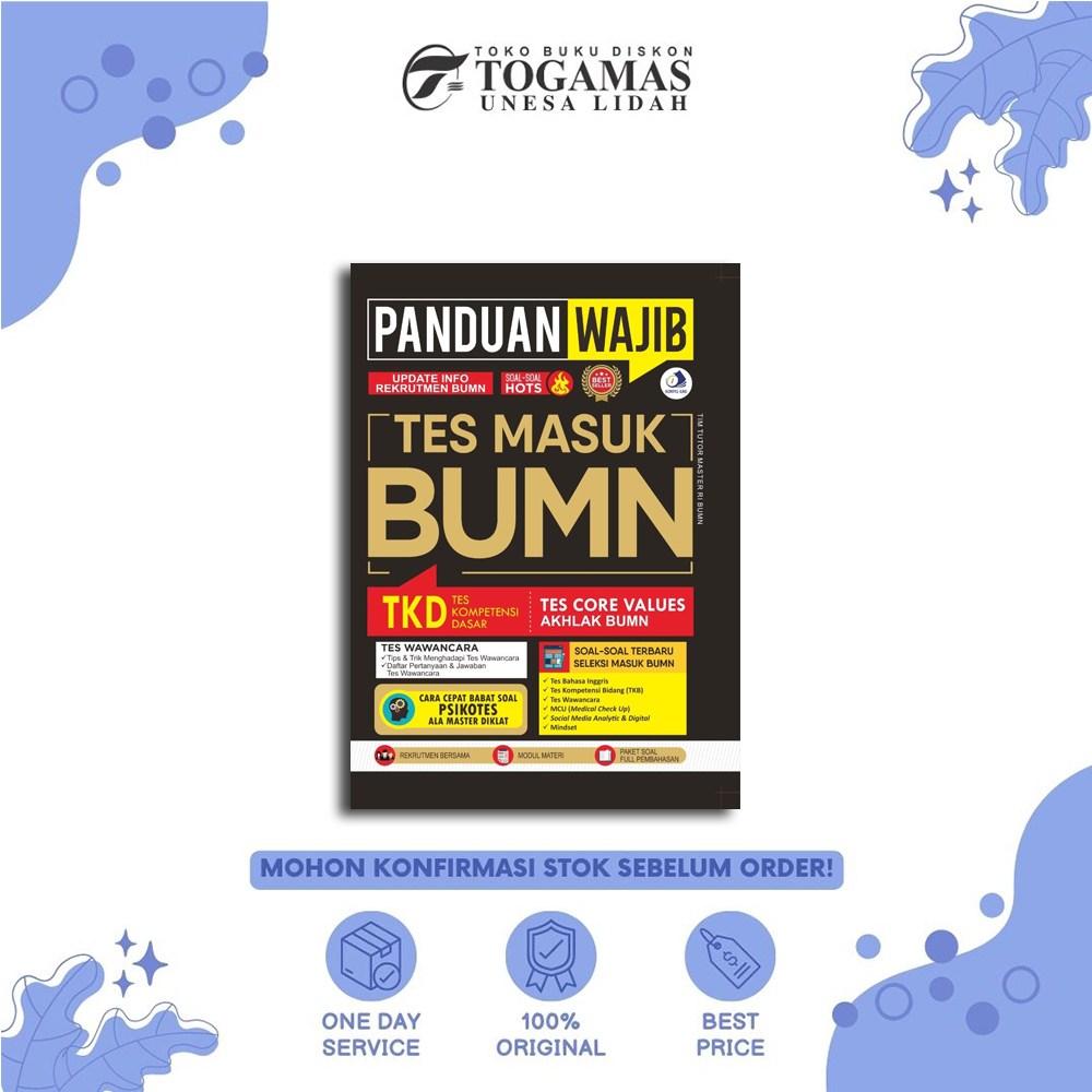 PRE ORDER Buku Panduan Wajib Tes Masuk BUMN - Kompas Ilmu