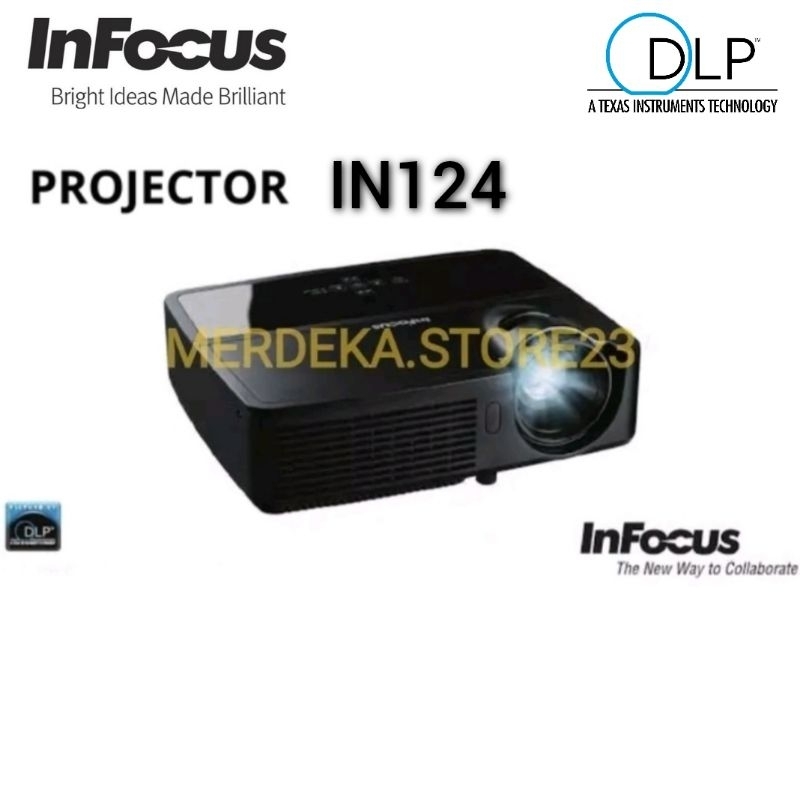 INFOCUS IN124 INFOCUS IN 124 INFOCUS IN-124 XGA HDMI 3300 Lumens Slim PROYEKTOR PROJECTOR