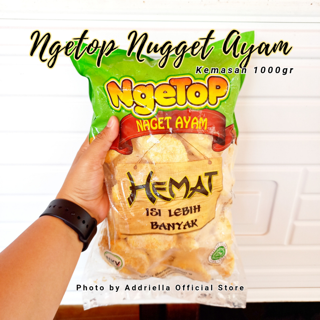 

ADDRIELLA Ngetop Nugget Ayam Hemat 1000gr | Ngetop/Frozenfood/Frozenfood Murah