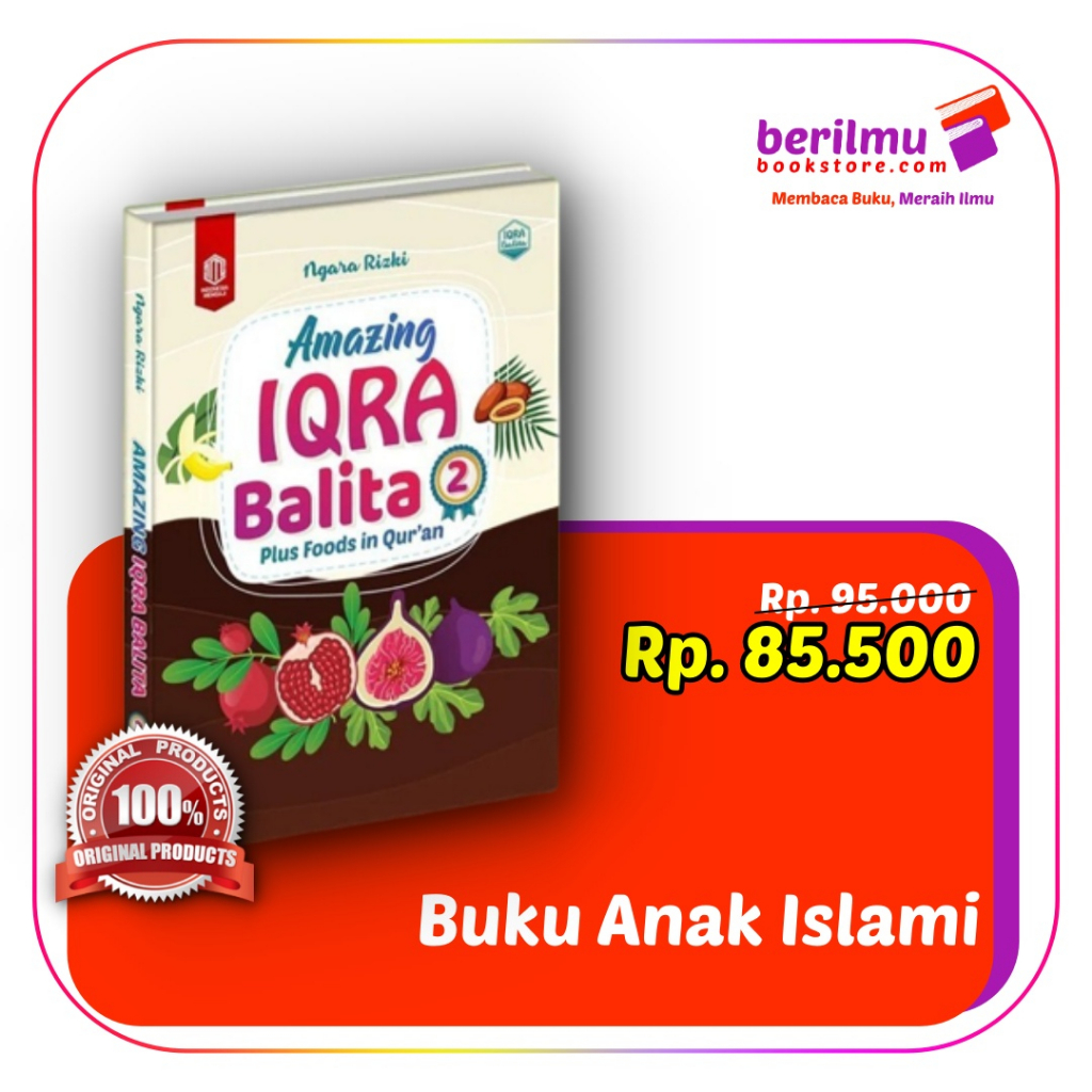 Boardbook Amazing Iqra Balita 2 | Kinsky