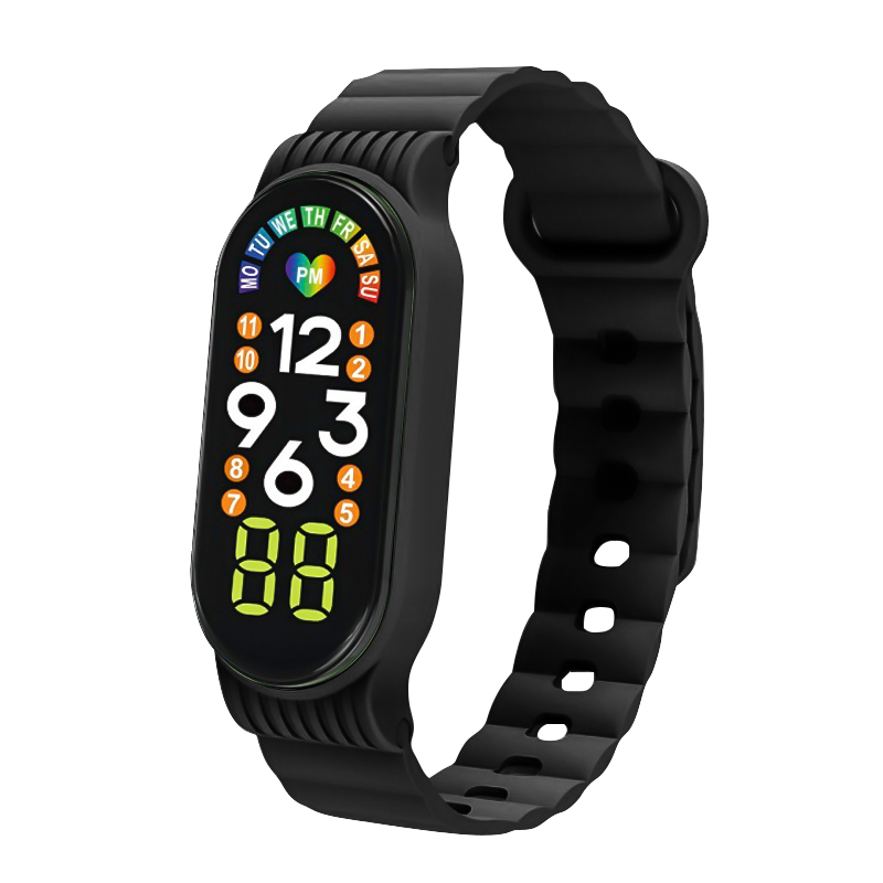 【COD】Viqoo Sports Jam Tangan LED Digital Pria Wanita Touch Screen Electronic Fashion Waterproof Watch - M7a