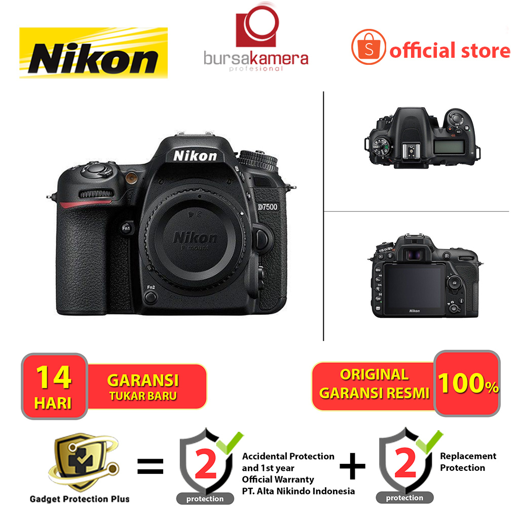 Nikon D7500 DSLR Camera Body Only