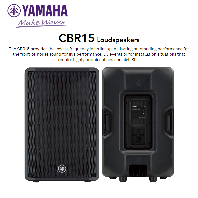 Yamaha CBR15 CBR 15 pasif professional speaker