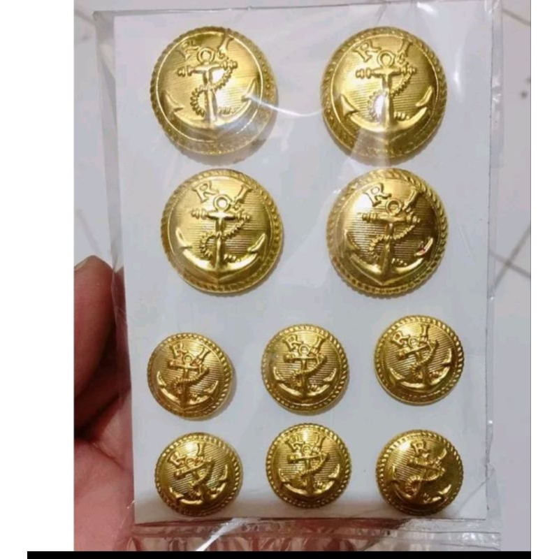 kancing PDU TNI AL/KANCING PDU jangkar TNI AL