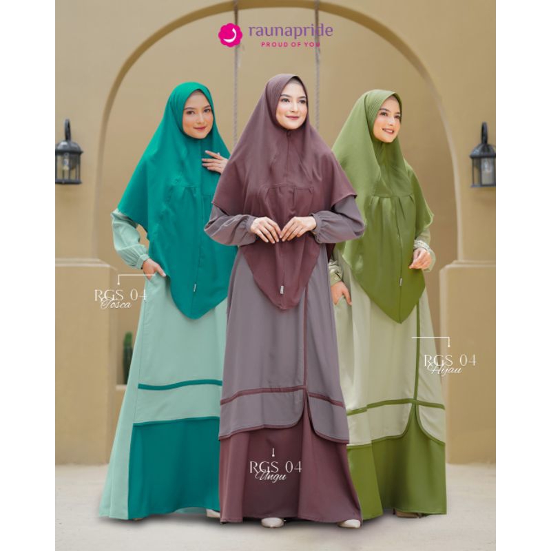 Gamis set hijab Rauna RGS 04