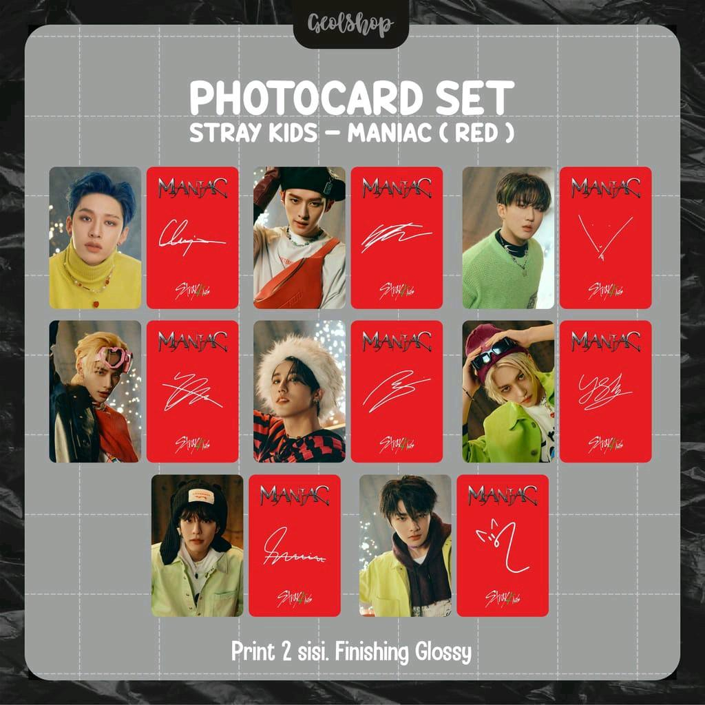 PC PHOTOCARD PREMIUM STRAY KIDS - MANIAC - YOUR EYES - CIRCUS - 5 stars