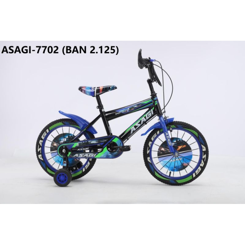 Sepeda anak Bmx 16 inch usia 4 sd 7 tahun ada roda bantu