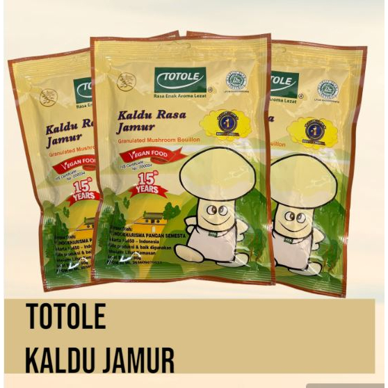 

Totole kaldu rasa jamur / kaldu jamur untuk vegan dan vegetarian/ granulated mushroom bouillon