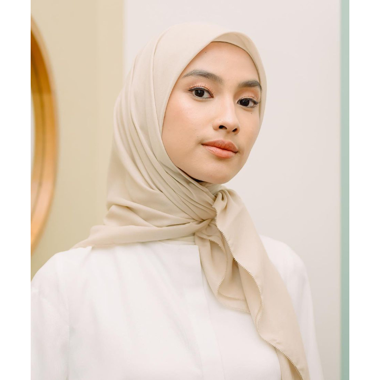 [PART 1] Hijab Segiempat BELLA SQUARE PREMIUM Finishing Neci