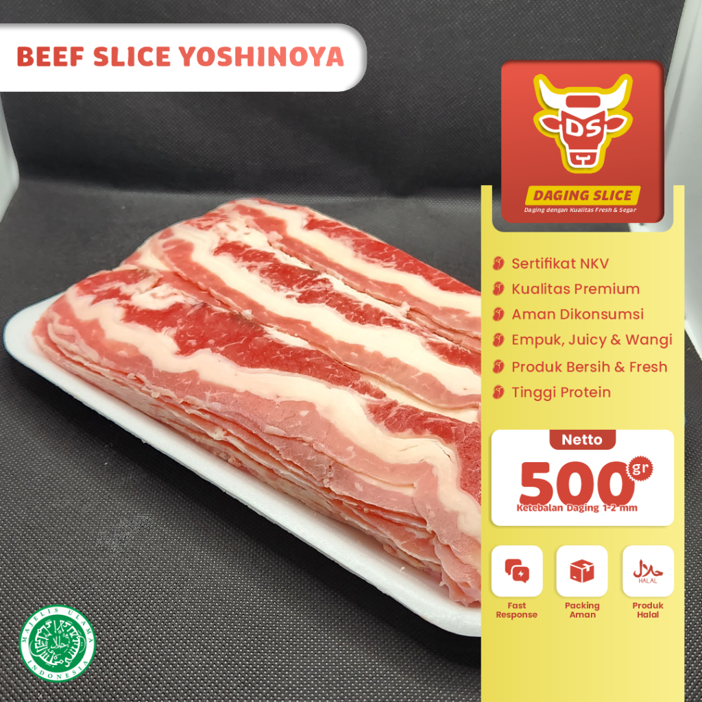 

Daging Sapi Potong Beef Slice Yoshinoya 500gr Untuk Grill Fresh Segar Kualitas Terbaik Mudah Disimpan Dan Dimasak Frozen Food