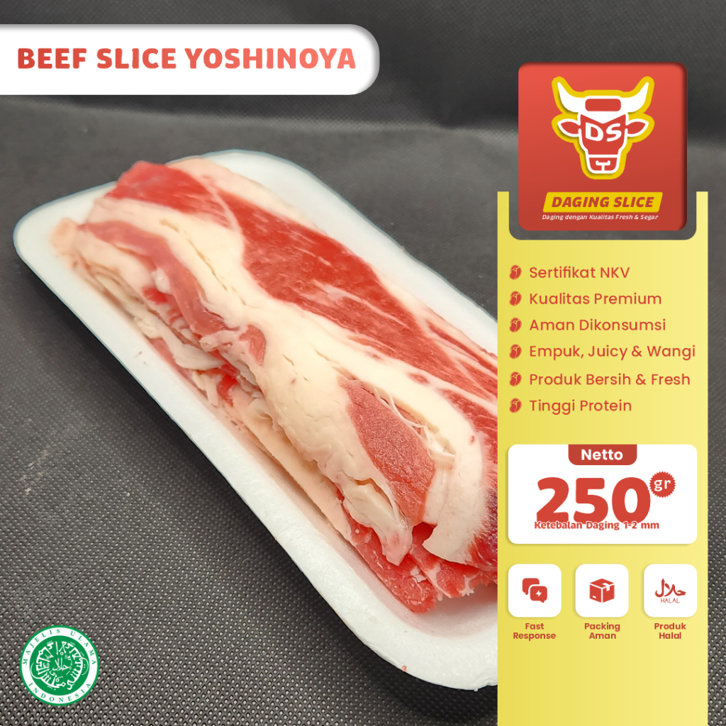 

Daging Sapi Potong Beef Slice Yoshinoya 250gr Untuk Grill Fresh Segar Kualitas Terbaik Mudah Disimpan Dan Dimasak Frozen Food