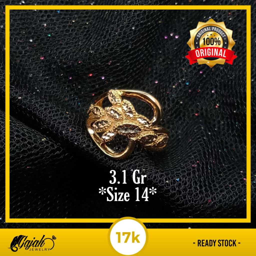 Cincin Emas 17K - 3.1 Gr Kadar 750 - CMS300000004