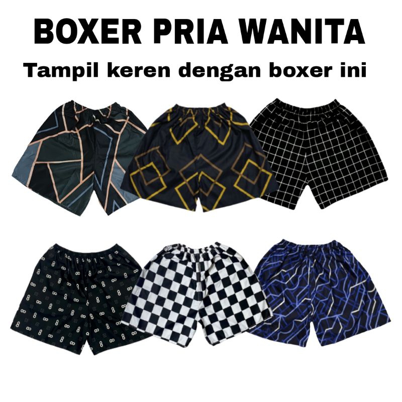 BOXER PRIA || BOXEER PREMIUM DISTRO TERMURAH|| CELANA PENDEK KOLOR DEWASA ||