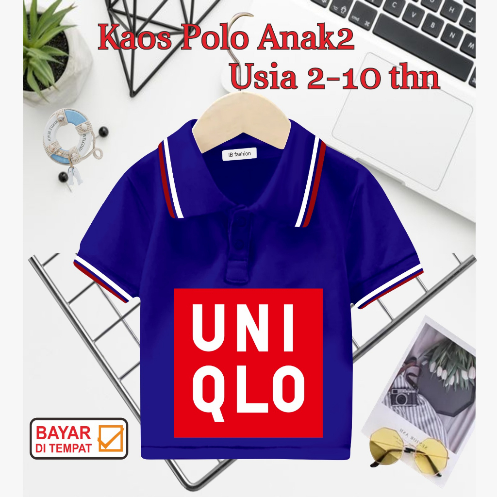 ((IB))KAOS ANAK2 KERAH POLO/UN1QL0 DIGITAL SABLON