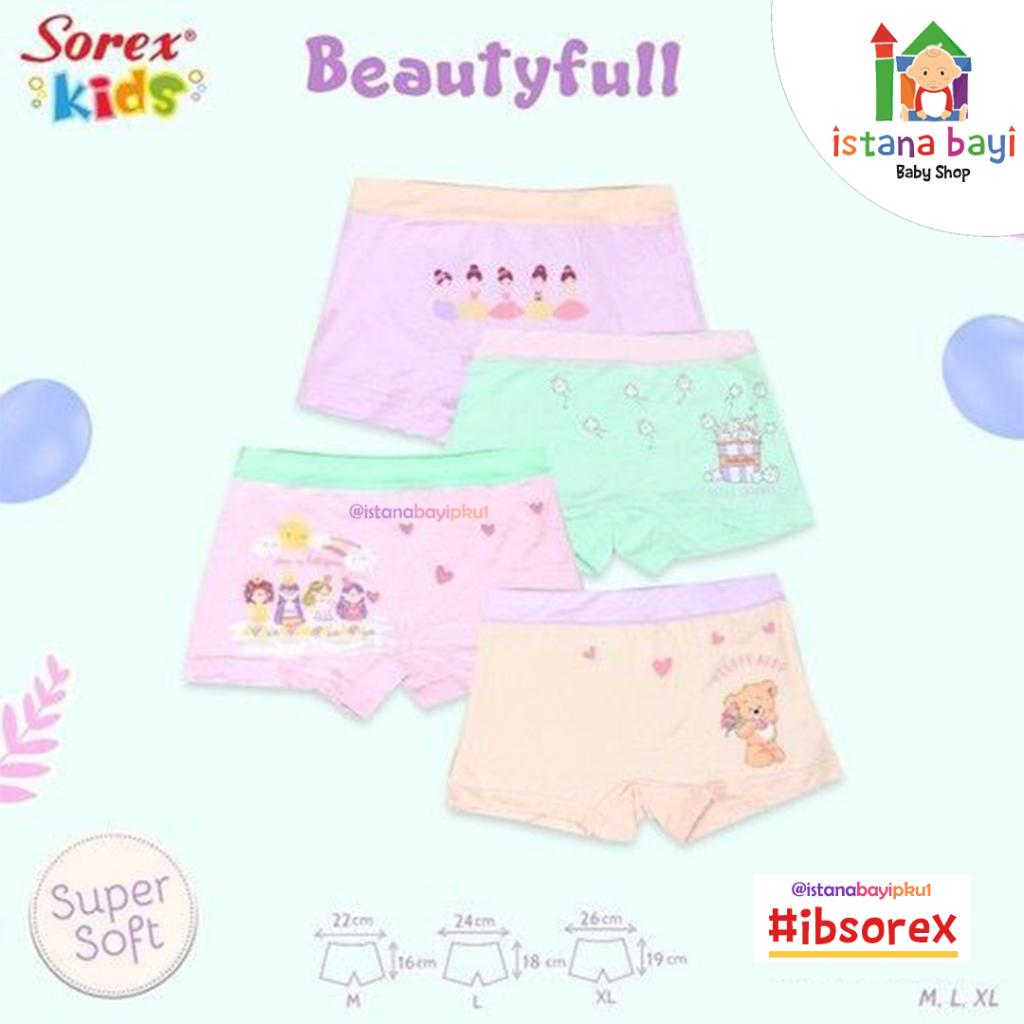 Sorex Boxer Anak 1 Pcs / Sorex Cd Kids MA502-1/ MA503-1/MA552-1 SOREX CD ANAK