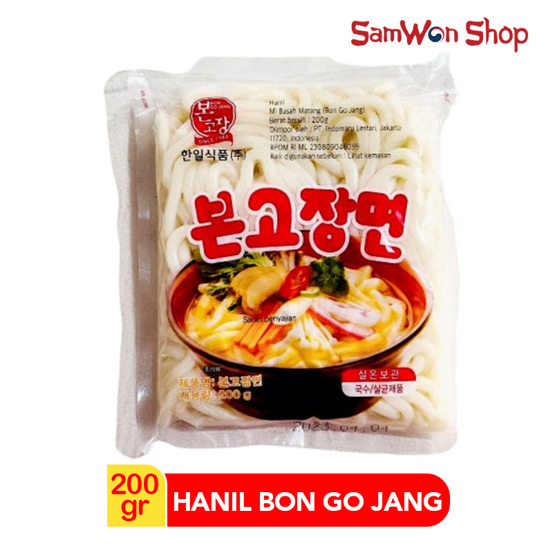 

HANIL BON GO JANG UDON NOODLE 200 GR / MIE BASAH UDON DEUCHI BONGOJANG KHAS KOREA