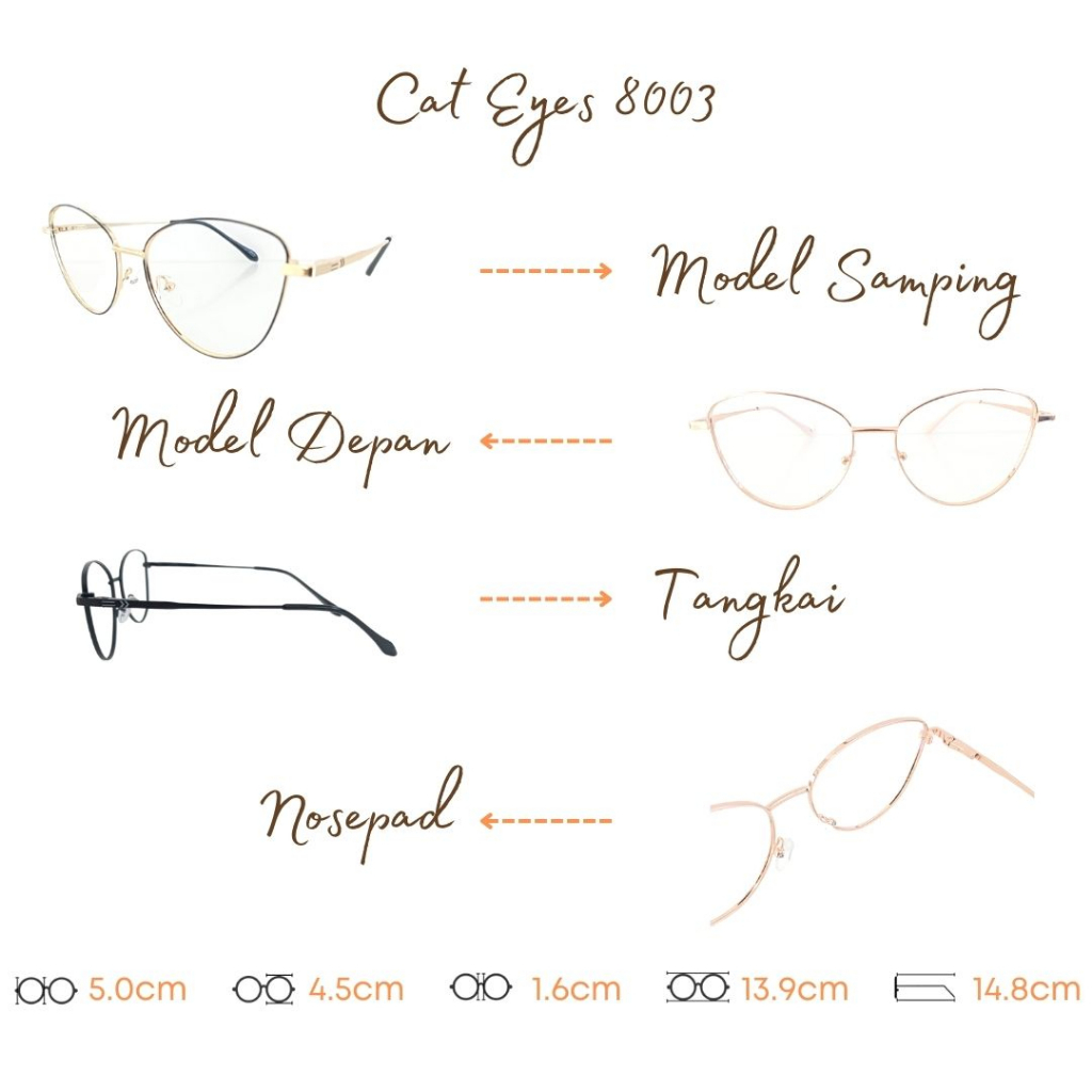 PAKET FRAME LENSA KACAMATA TYPE 8003 ZR