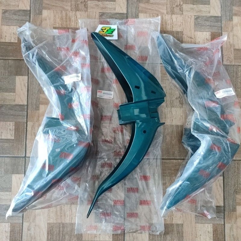 Spakbor slebor depan F1zr Fizr SE Caltex 4US hijau tua DCM2 original baru YGP / 4US-F1511-00-P4