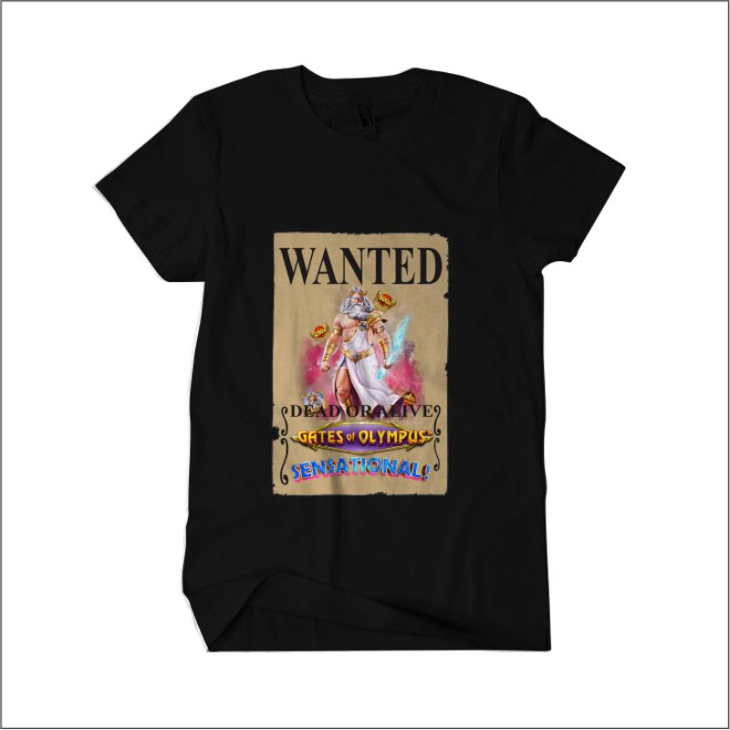 Kaos T-Shirt Game Slot Pragmatic play Baju Custom Atasan Distro