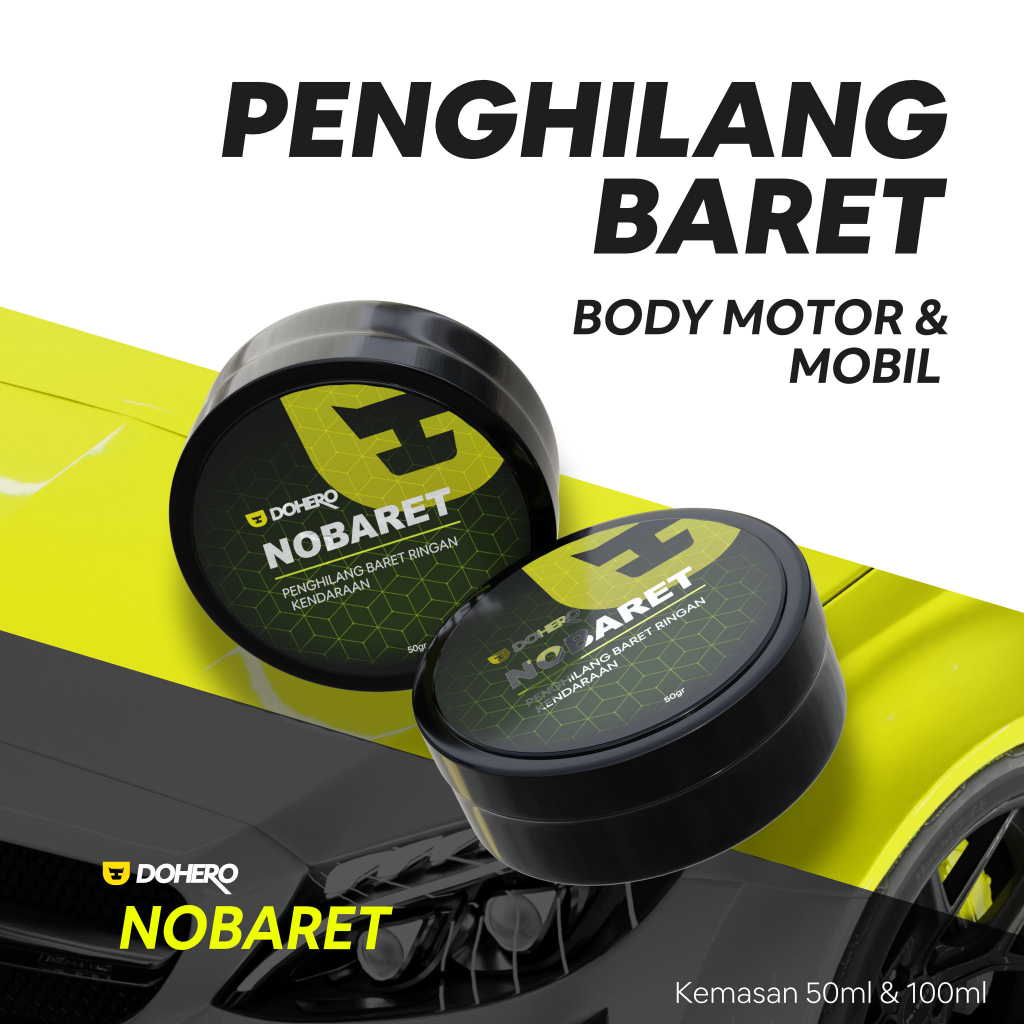 Brohero Nobaret - Compound Penghilang Baret Body Motor Mobil