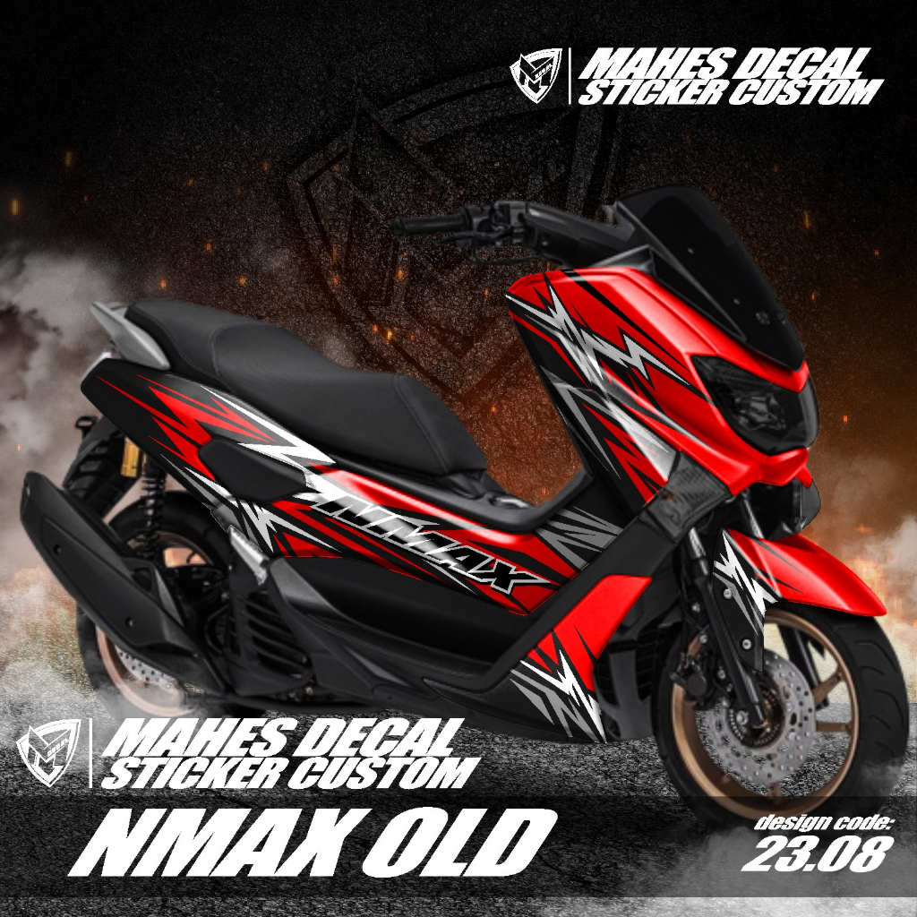 Mahes Decal - Decal Sticker Nmax Old Fullbody 2015 2016 2017 2018 2019 Decal Nmax Old Full Body polo