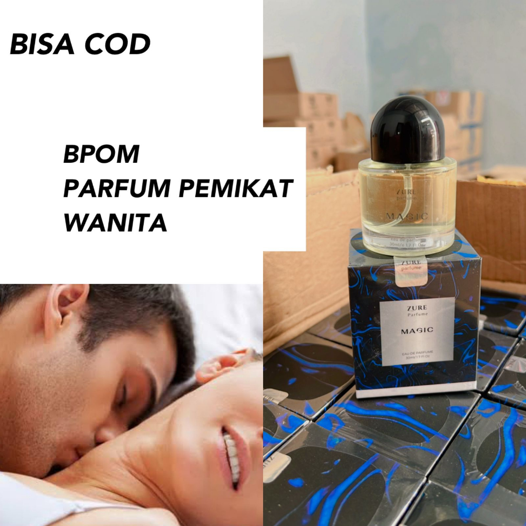 (BPOM) PARFUM MAGIC ZURE - PARFUM AWET TAHAN LAMA - PARFUM PRIA PEMIKAT WANITA - PARFUM WANITA MEWAH