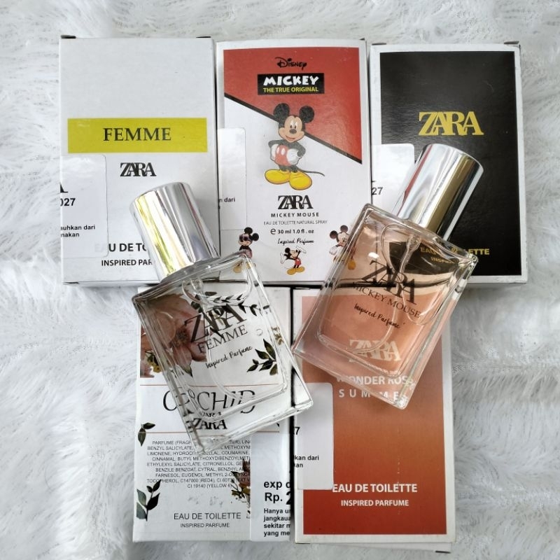 GRATIS HANDBAG ZR !! Parfum ZR Inspired Dapet 5pcs dan 3pcs Pria dan Wanita Zaraa Orchid Man Women Import 30ml Kado Gift Parfume Murah farfum import