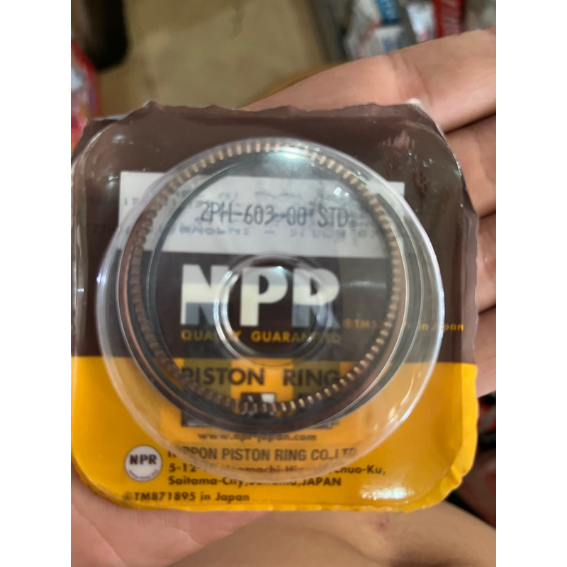 RING PISTON ( RING SEHER ) MIO M3 / MIO 125 / MIO CW Z OVERSIZE STANDAR