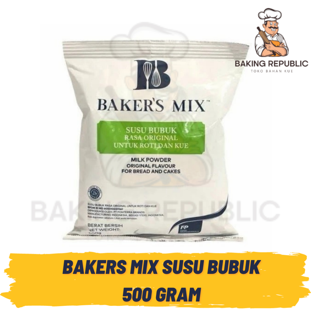 

BAKER'S MIX SUSU BUBUK | 500 GRAM | KEMASAN PABRIK