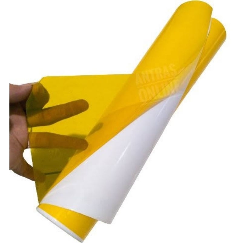 Skotlet kuning transparan sticker lampu sein