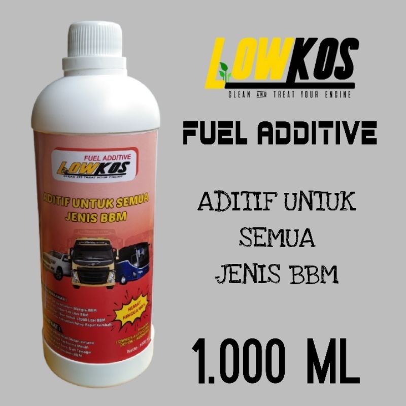 LOWKOS - FUEL ADDITIVE 1 Liter Cairan Penghemat BBM terbaik Ampuh dan Aman untuk mesin