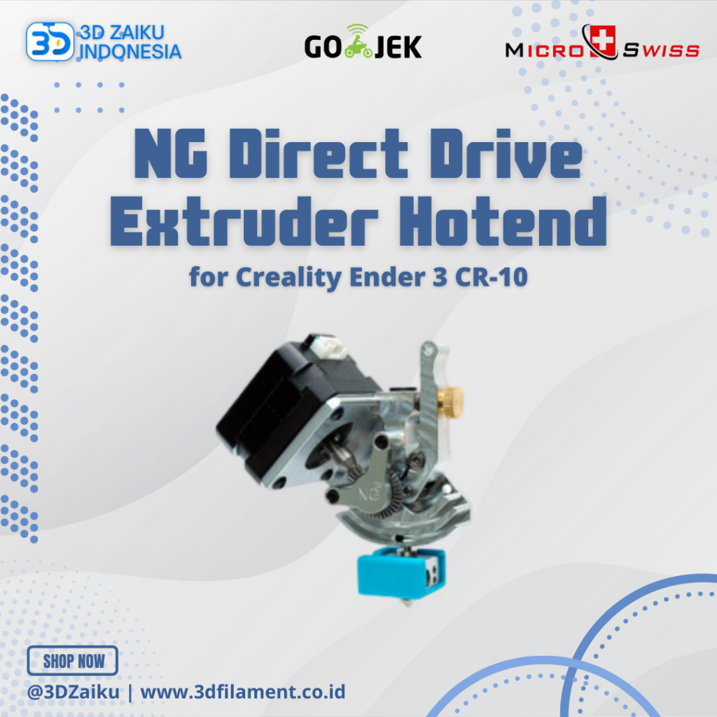 Micro Swiss NG Direct Drive Extruder Hotend for Creality Ender 3 CR-10