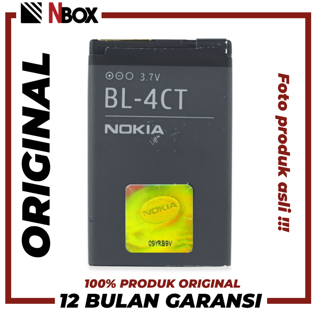 [GARANSI 100% ORIGINAL] Baterai  Nokia Express Music / 5310 / Classic 6700 / Fold 6600 / Supernova 7