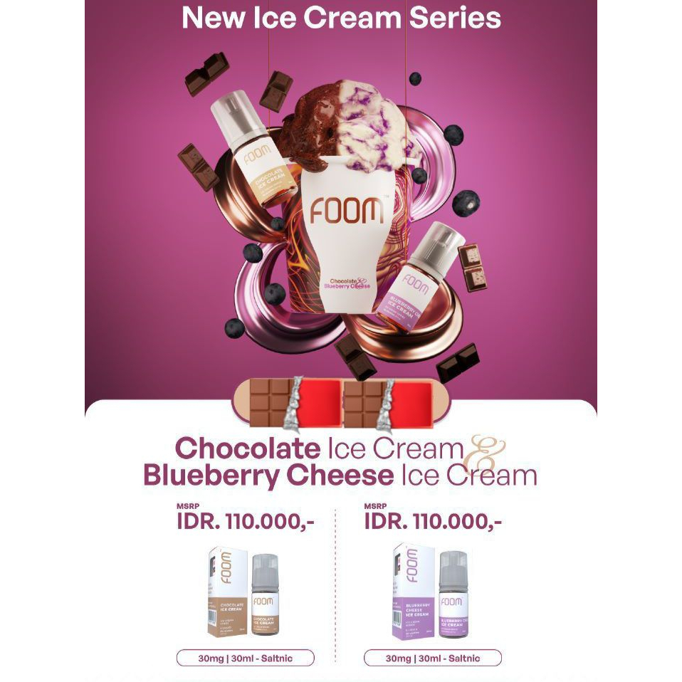 FOOM ICE CREAM SERIES 30ML CUKAI 2023