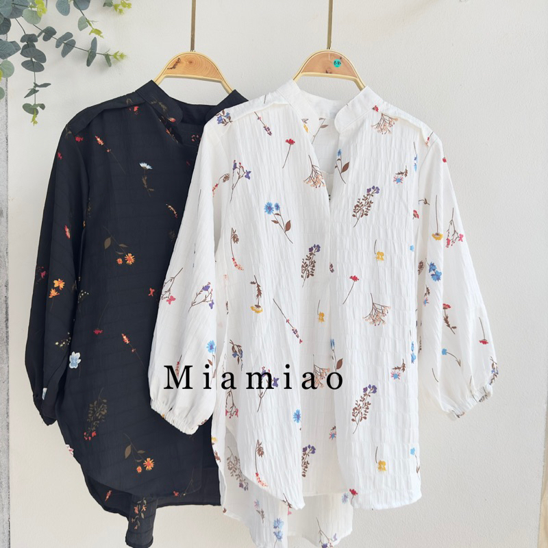 Alensa Blouse Atasan wanita Casual motif