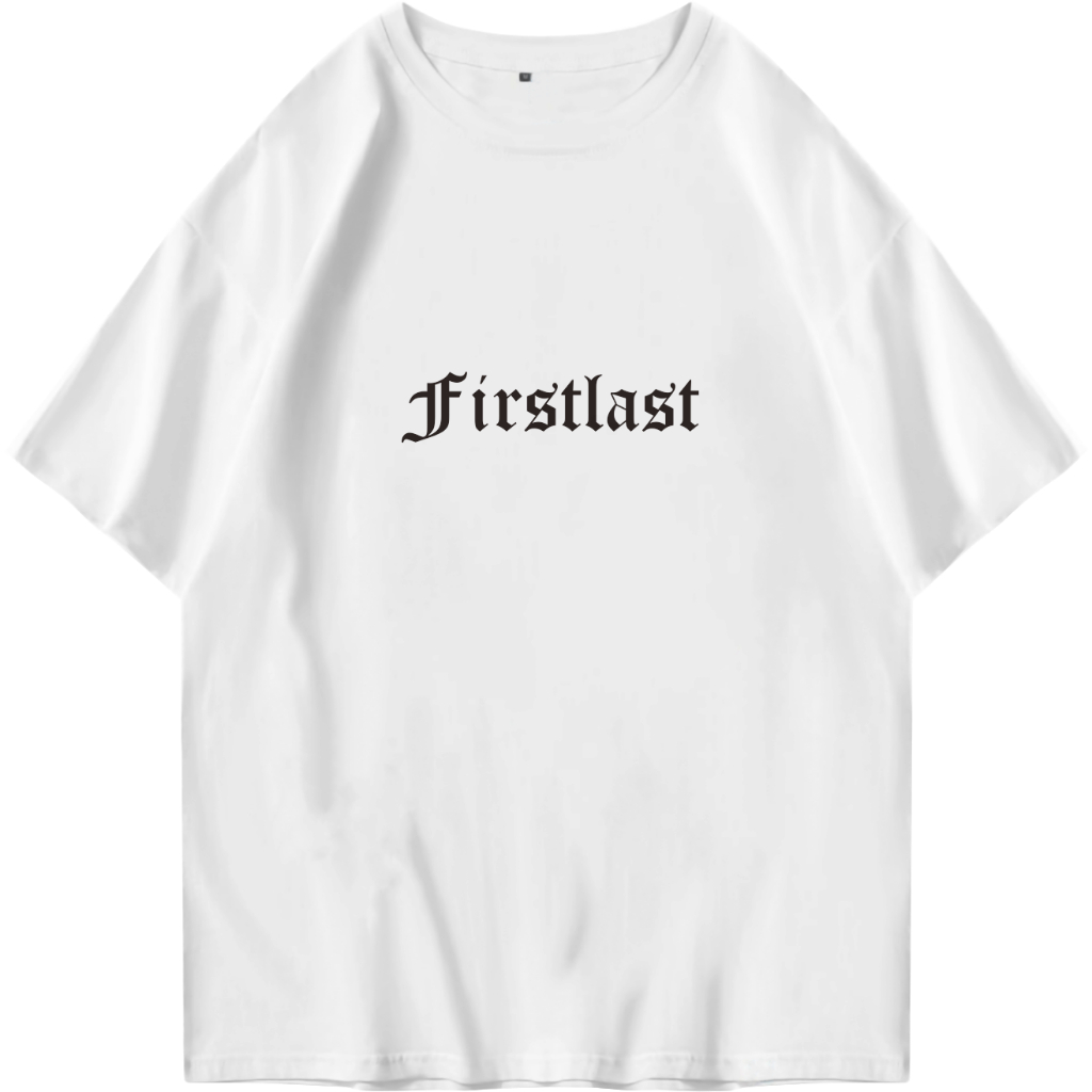 Firstlast Oversized Tshirt No Body | Kaos Oversize Pria dan Wanita