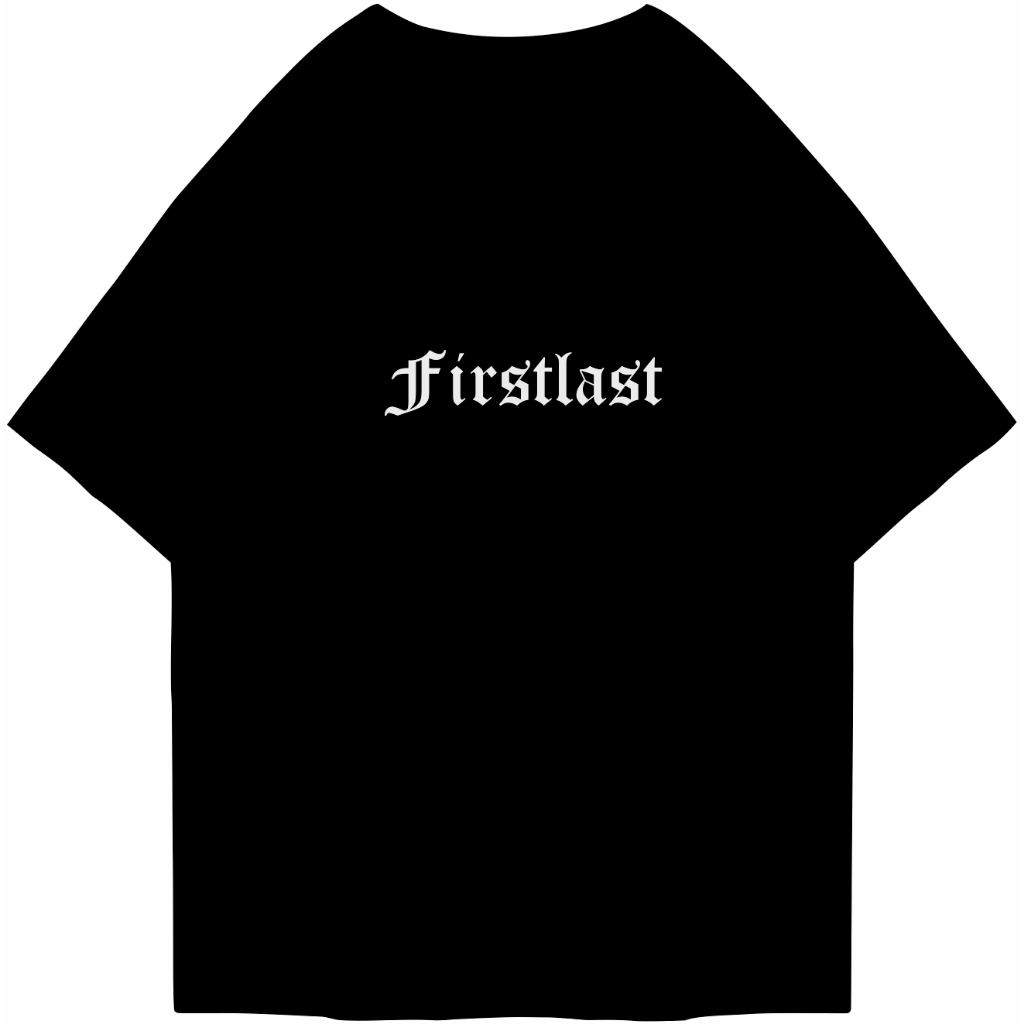 Firstlast Oversized Tshirt No Body | Kaos Oversize Pria dan Wanita