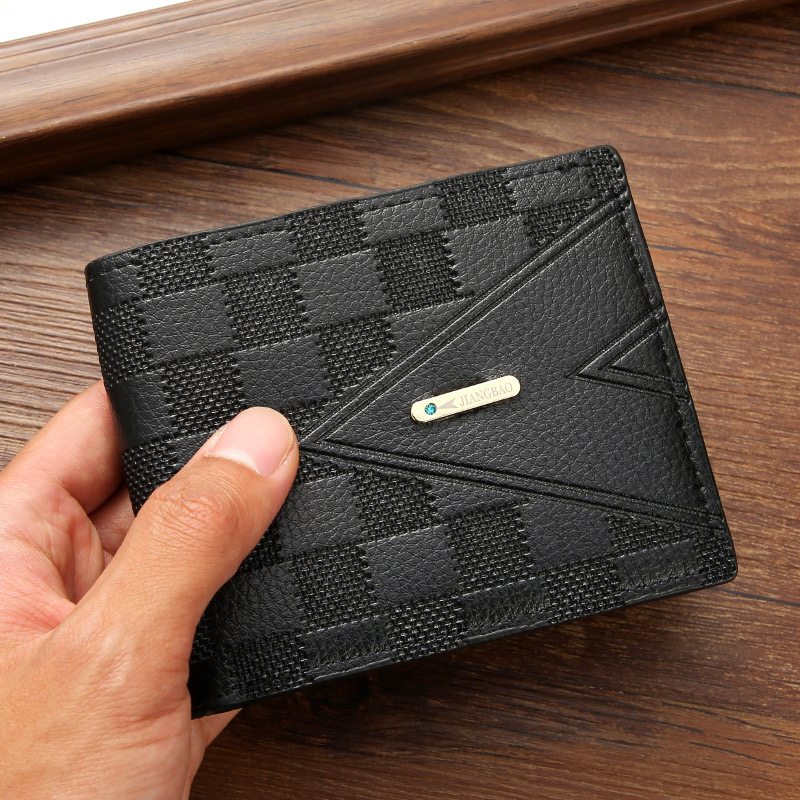 IMPOR ORIGINAL JIANGBAO L33 DOMPET UANG PRIA WANITA BAHAN SINTETIS KILAT LEMBUT DITANGAN