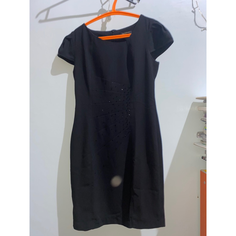 PL dress pesta cardinal femme