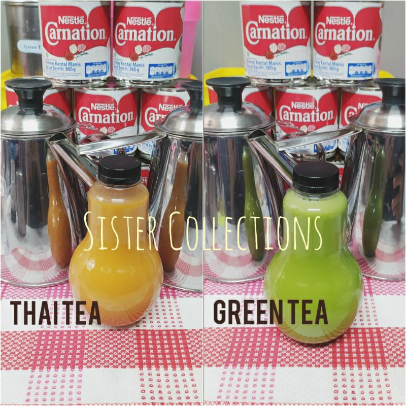 Thai Tea / Green Tea Minuman Khas Thailand Fresh 100% Siap Minum 330ml