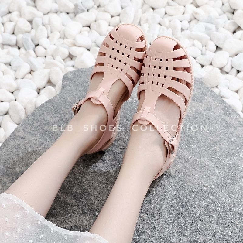 Sandal Wanita Sandal Jelly Wanita Sandal Tali Import Wanita Sepatu Sandal Cewek Kekinian Sandal Keret Perempuan Trendy Sandal Gunung Wanita Nyaman