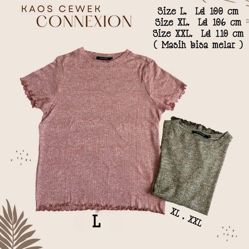 kaos polos wanita brand Nevada St.yves phenomenal H & M