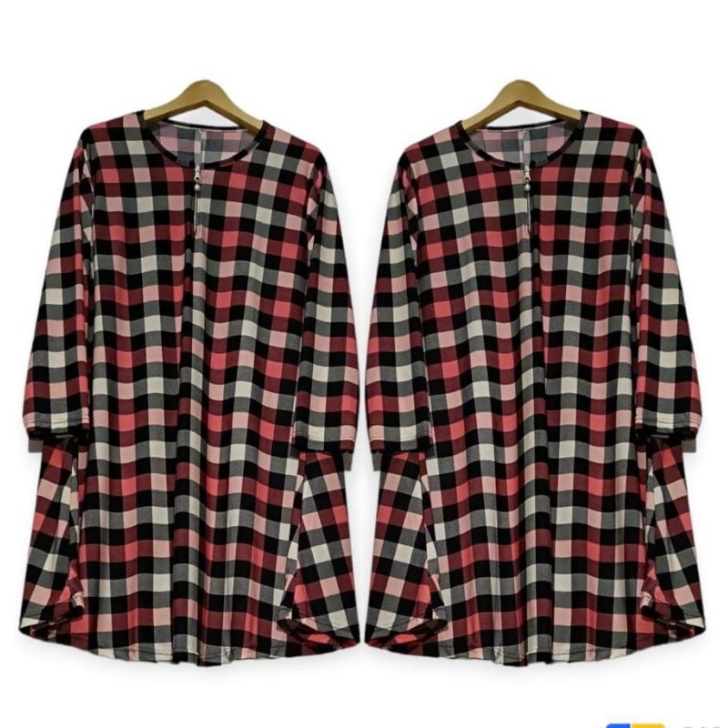 TUNIK 01 SUPER JUMBO JERSEY KOREA ATASAN WANITA LD 120-160 PB 105/ATASAN WANITA DEWASA KEKINIAN