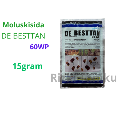 Moluskisida DE BESTTAN DEBESTAN 60WP 15 gram obat keong sawah